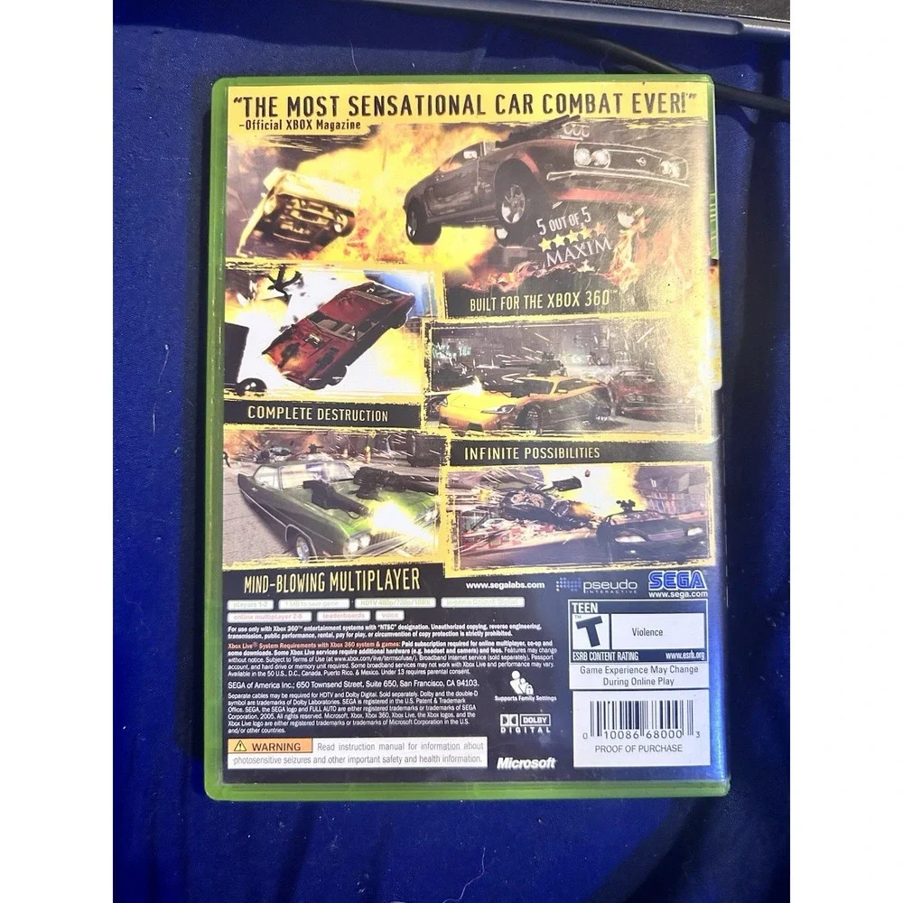 Full Auto Xbox 360 Complete‎
